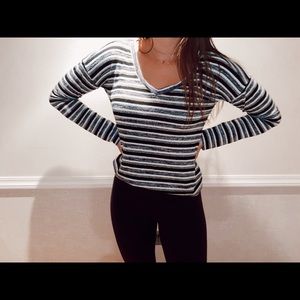 Long sleeve striped shirt